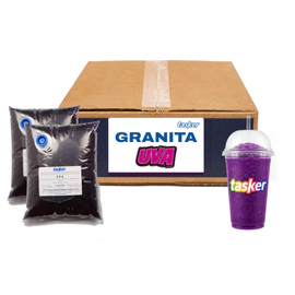 Premezcla Jugo Granizado Granita De Uva Tasker X 14 Kg