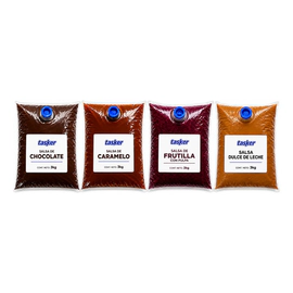 Salsas En Baguin Combinado 4 Sabores Para Helados (3kg C/u) Surtido
