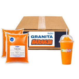 Premezcla Jugo Granizado Granita Naranja Tasker X 14 Kg