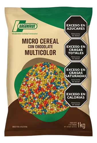 Microcereal Chocolate Blanco Multicolor Topping Helados 1 Kg
