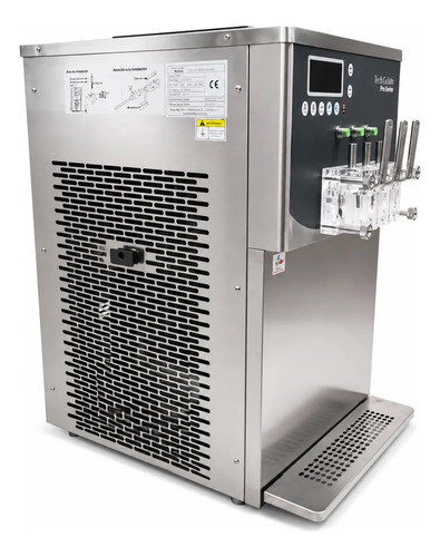 Máquina De Helado Soft Industrial De Mostrador Tasker Tg934p