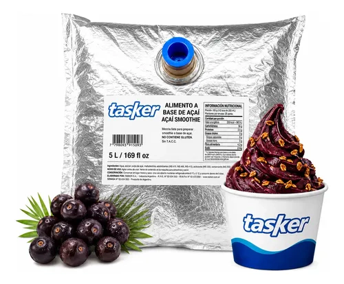 Premezcla Líquida Açaí Soft Larga Vida X 10lt Tasker