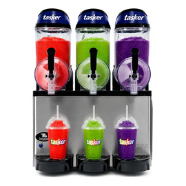Máquina Granizadora 3 Tolvas De 12 Litros Tasker Negro