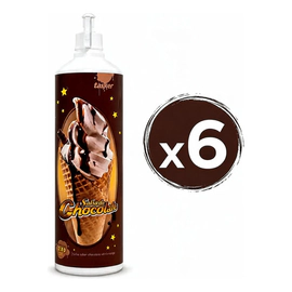 Salsa Dulce Para Helados Y Postres Tasker 840gr X 6 Unid
