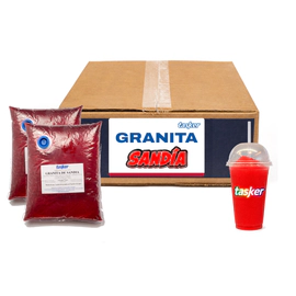 Premezcla Jugo Granizado Granita Sandía Tasker X 14 Kg