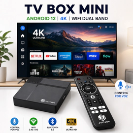 Dispositivo Streaming JD Tv Box Mini 4K Android 12