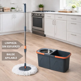 Mopa JD A17 con balde centrífugo apilable + repuesto