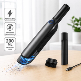 Aspiradora Portatil JD Portable Vac Inalámbrica Filtro Hepa