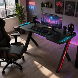 Escritorio Gamer JD R2 Luces Led RGB