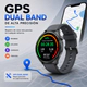 Smartwatch Reloj Inteligente Jd R2 Gps Dual Band Amoled 1.43 Negro