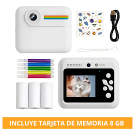 Mini Cámara de Fotos JD K22 Impresión Térmica Juegos
