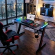 Escritorio Gamer JD ZL2 Luces RGB Fibra de Carbono_2