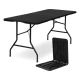 Mesa De Camping Plegable Portatil Jd Z194 1.80 Mts Negro Negro
