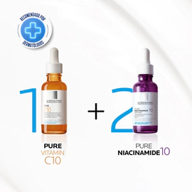 Combo serum niacinamida + serum vitamina c