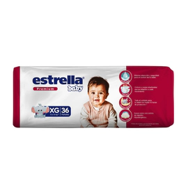 Pañales baby premium XG (36 unidades)