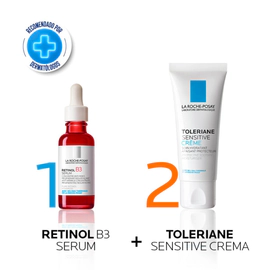 Combo retinol b3 + toleriane calmante