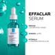 Combo effaclar serum imperfecciones + anthelios toque seco fps50+
